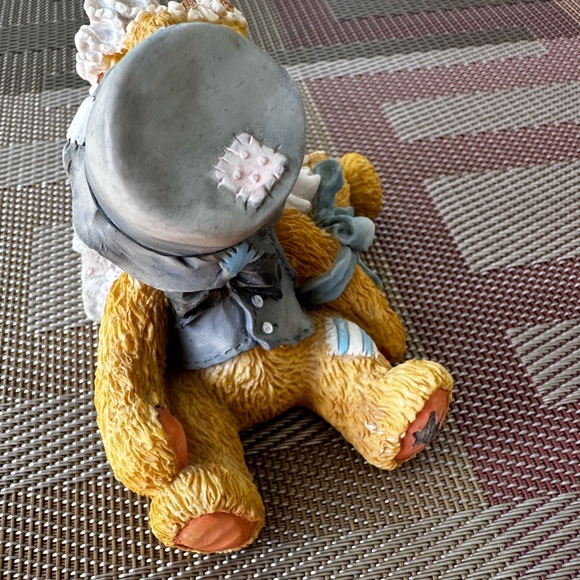 Vintage 1992 P. Hillman "Robbie and Rachael" Figurine Love Bears All Things - Picture 6 of 8